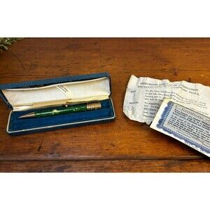 Vintage Webster Mechanical Pencil l 14K Gold Filled + Original Box & Certificate
